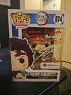 Funko Pop! Demon Slayer Tanjiro Kamado #874 Signed By Zach Aguilar JSA