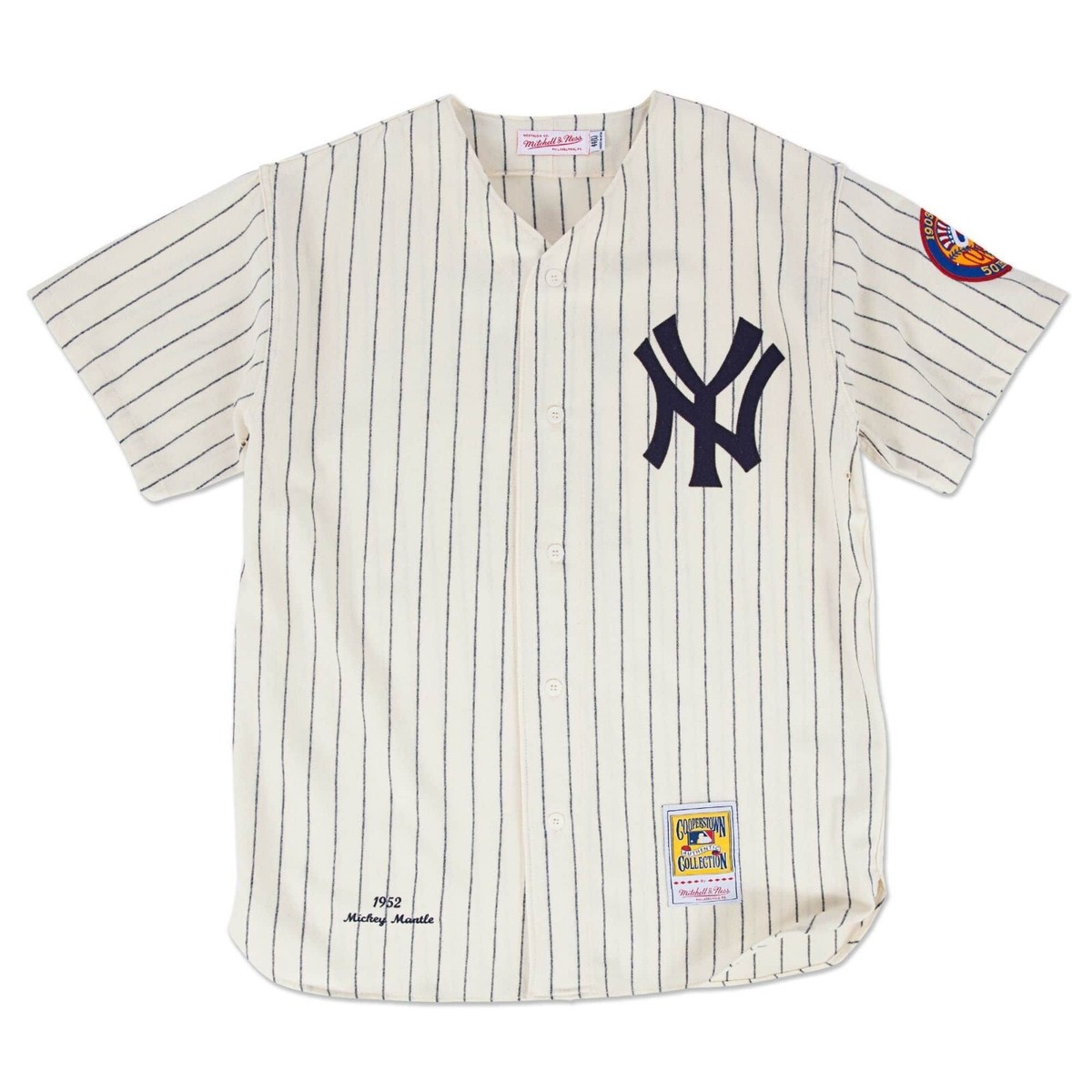 MLB Mitchell & Ness New York Yankees #7 Baseball Jersey New Mens