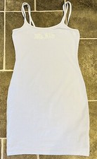 Jack Wills Light Blue Spaghetti Strap Bodycon Dress UK Size 6 FREE POST