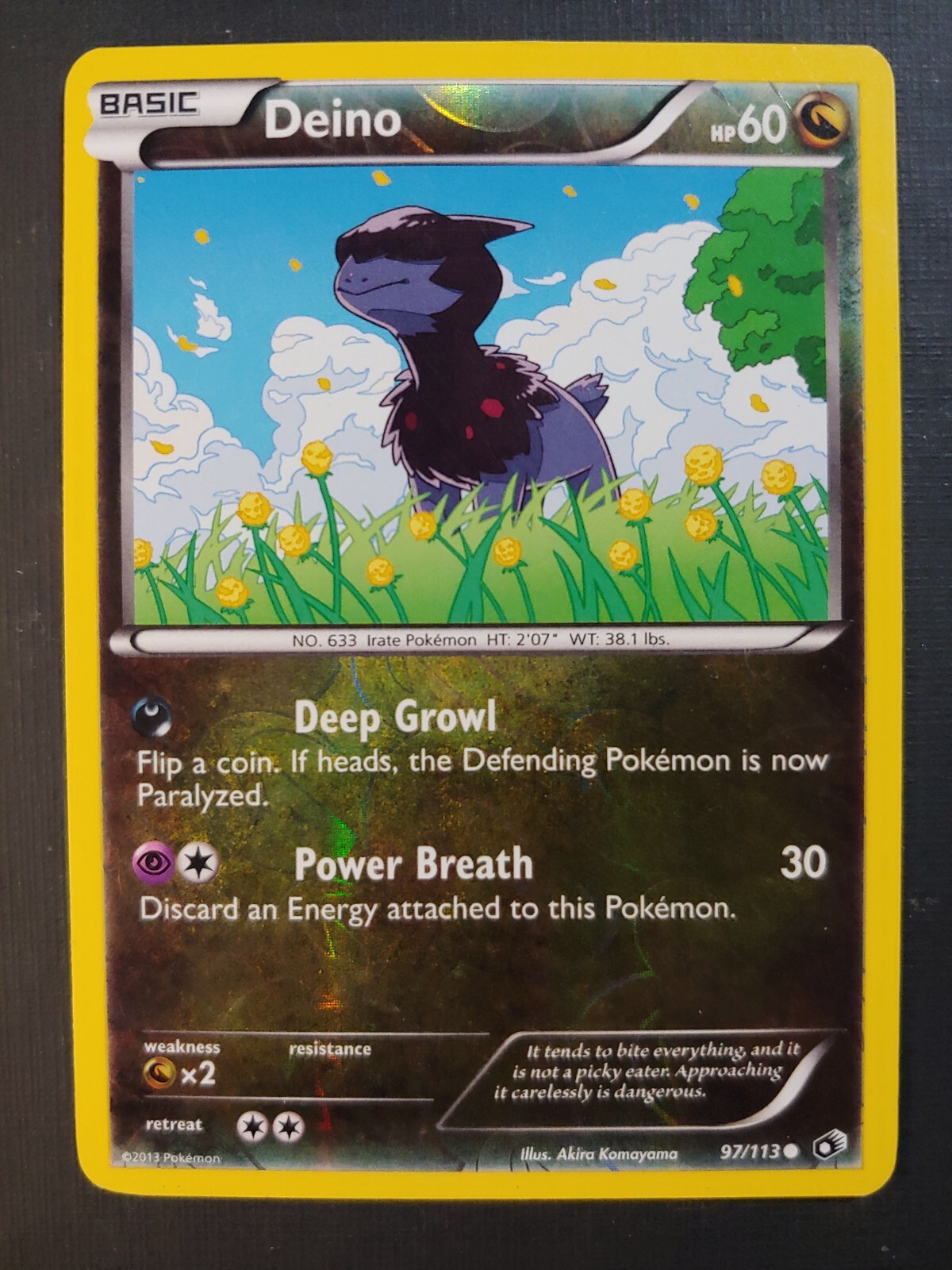 Deino B&W Legendary Treasures 97/113 Reverse Holo Rare 2013 NM-VLP