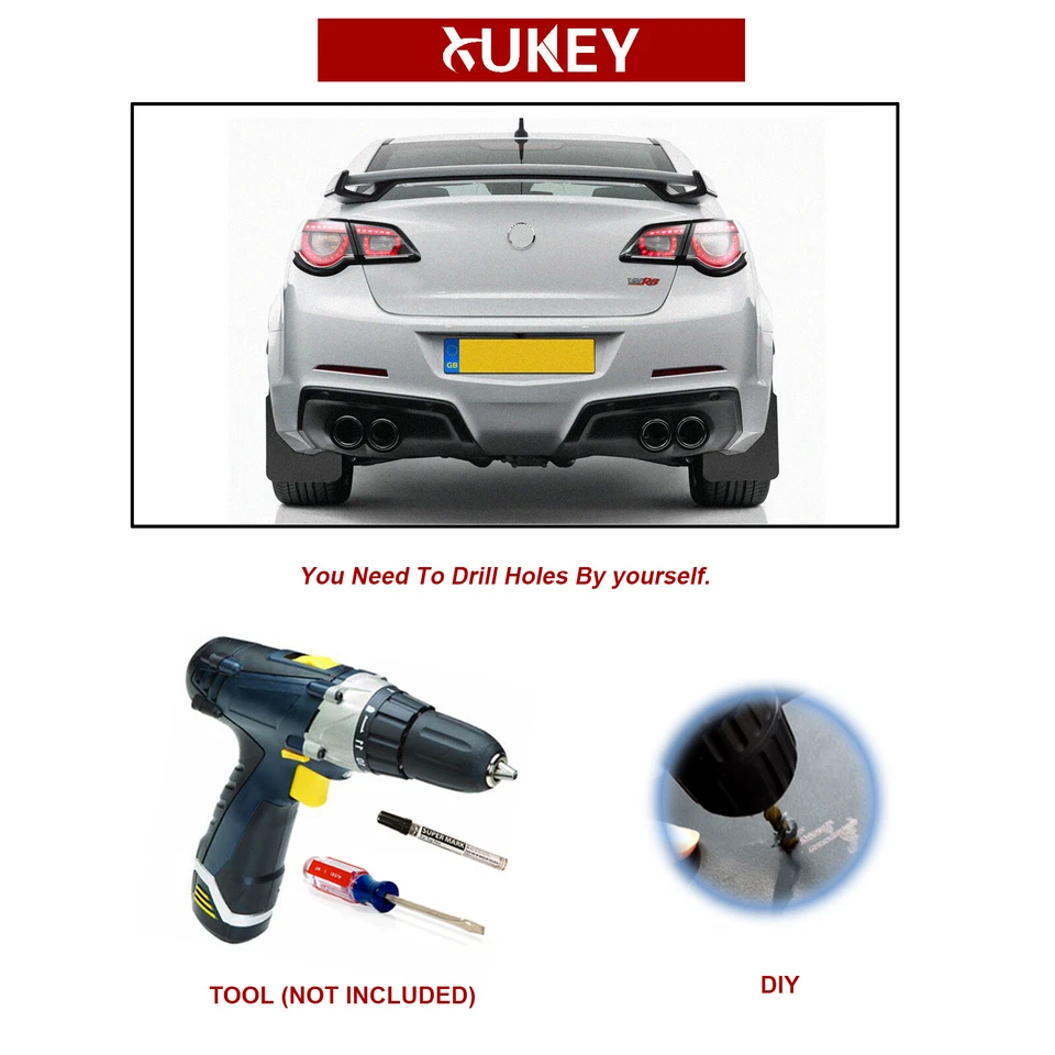 MudflapsFor Holden Commodore VK VL VE VF VZ VN Ute HSV Splash Guards Mud Flaps - image 4 of 4