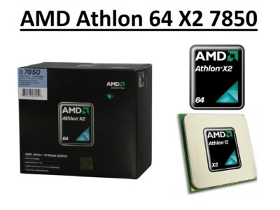 AMD Athlon 64 X2 7850 Dual Core Prozessor 2,8 GHz, Sockel AM2/AM2+, 95 W CPU 