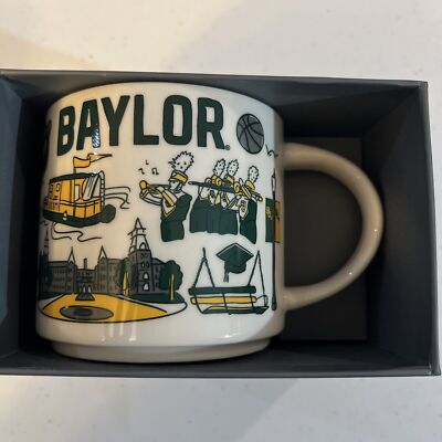 Starbucks BAYLOR University Been There Series Campus Collection 14 oz mug NEW