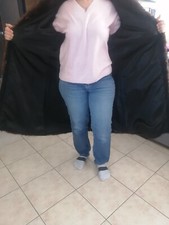 Manteau  en queue de vison 