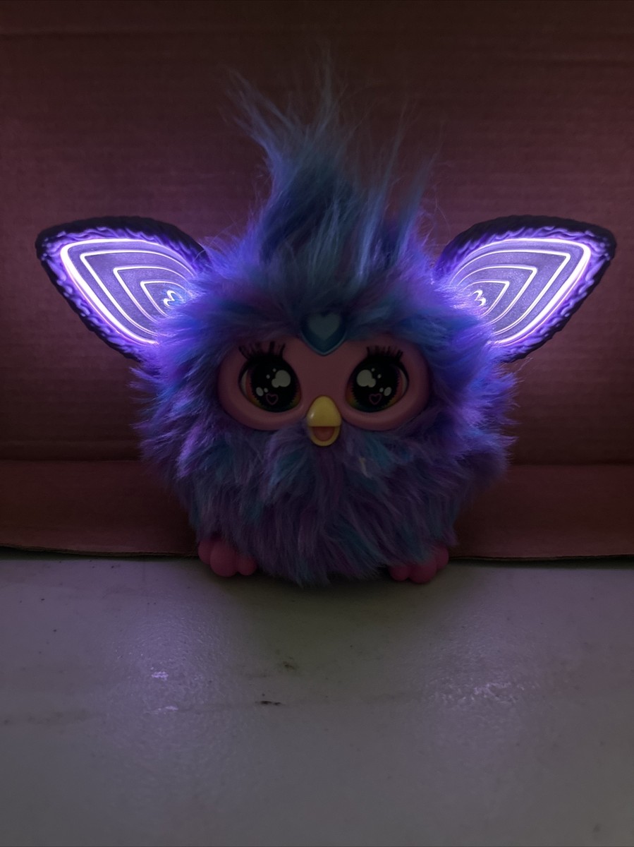 新品未開封Furby パープル ぬいぐるみHASBRO Hasbro Furby 2023 Blue Purple Plush Interactive Toy - Tested