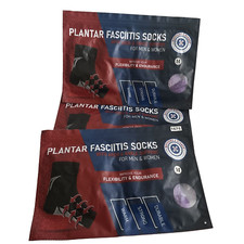 Plantar Fasciitis Socks Purple Medium Arch Ankle Support Men Women Heel Pain Lot