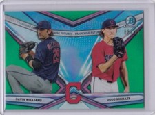 2021 Bowman Chrome Draft GAVIN WILLIAMS Franchise Futures Green Refractor 88/99