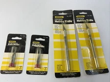 Lot Of 2 General Tools 1901 Light Duty Precision Hobby Knife With Extra Blades
