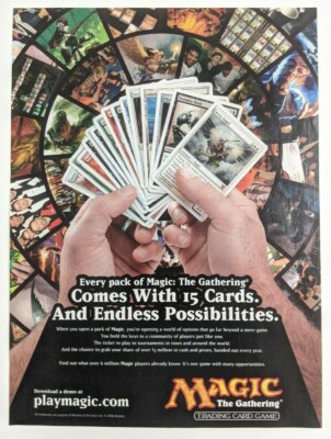 Magic the Gathering Print Ad CCG MTG Poster Art PROMO Official 9th Edition  WotC | eBay