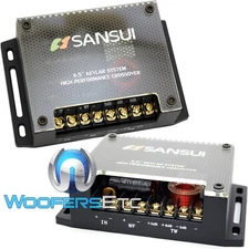SANSUI SX-X2 2-WAY UNIVERSAL PASSIVE CAR AUDIO CROSSOVERS FOR SOUND QUALITY NEW