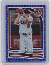 2024 Panini Stars & Stripes #84 Tegan Kuhns Blue Disco #/149