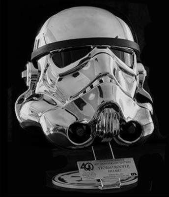 EFX Star Wars ANH 40th Anniversary  Chrome  Stormtrooper Helmet. Only 500 Made!