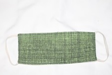 Handmade washable face mask - Green double layer 