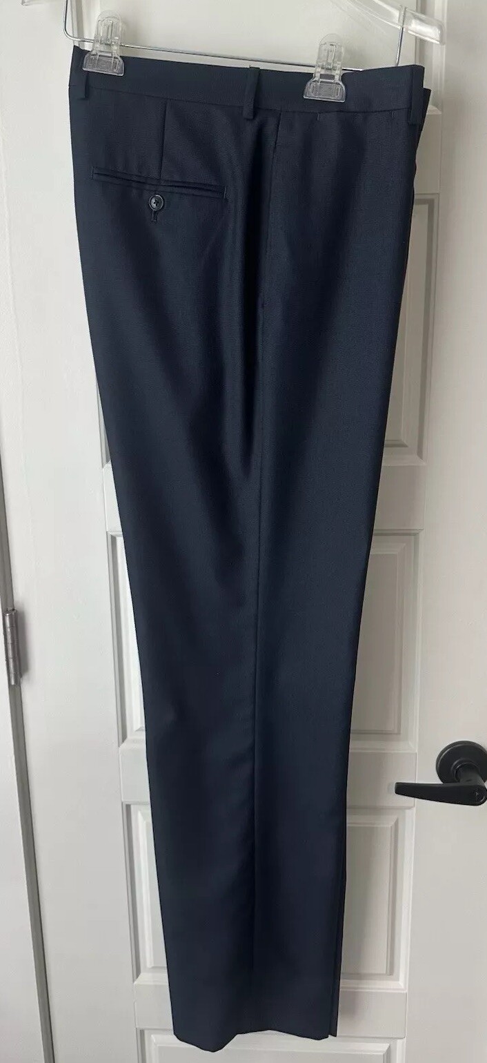 Tommy Hilfiger Mens Blue Flat Front Casual Pants No Iron No Size Tag