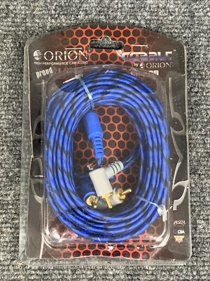 Orion CR6.0B High Performance Car Audio Angle & Straight Terminal RCA Cable NEW