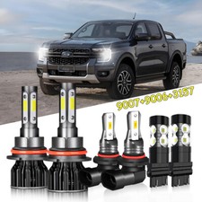 Para For Ford F 150 1999 2000-2003 faro LED+luz antiniebla+luces de conmutación