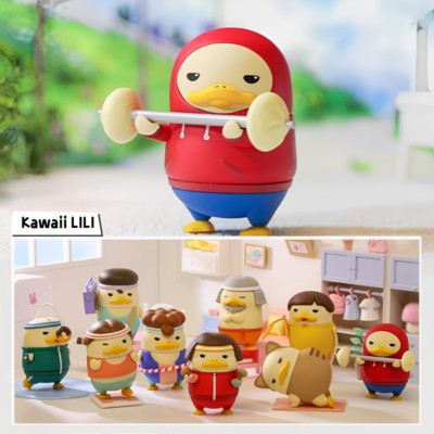 Duckoo Fitness Home Training Series Confirmed Blind Box Figure Toy