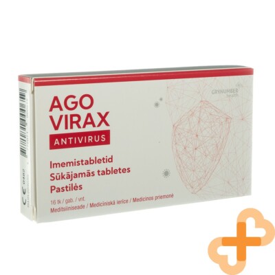 Agovirax Antivirus Effekt 16 Lozenges Mit Iota-Carrageenan Verhindert Viren