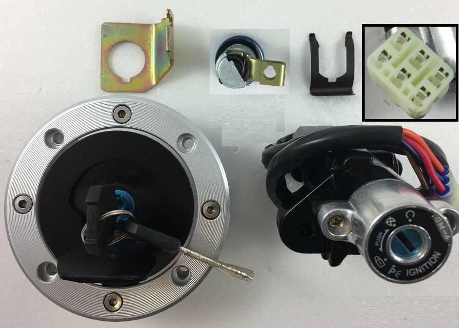Kit serrure Neiman GSX 1200 Inzuma en aluminium usiné haute durabilité mécanique