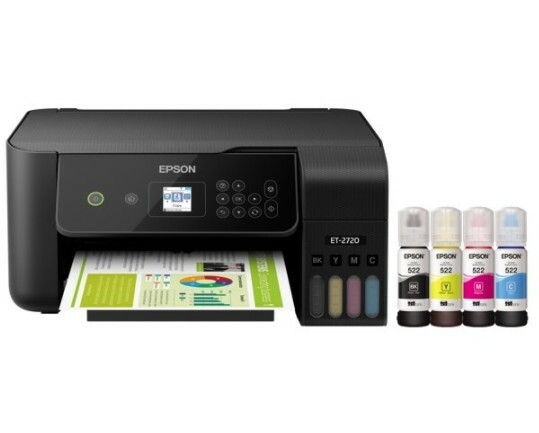Epson ET-2750 Expression EcoTank Wireless Color All-in-One Printer with Scanner and Copier for 