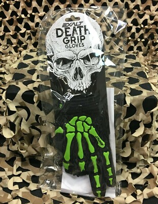 NEUF Gants De Paintball Exalt Death Grip Doigt Complet - Gris