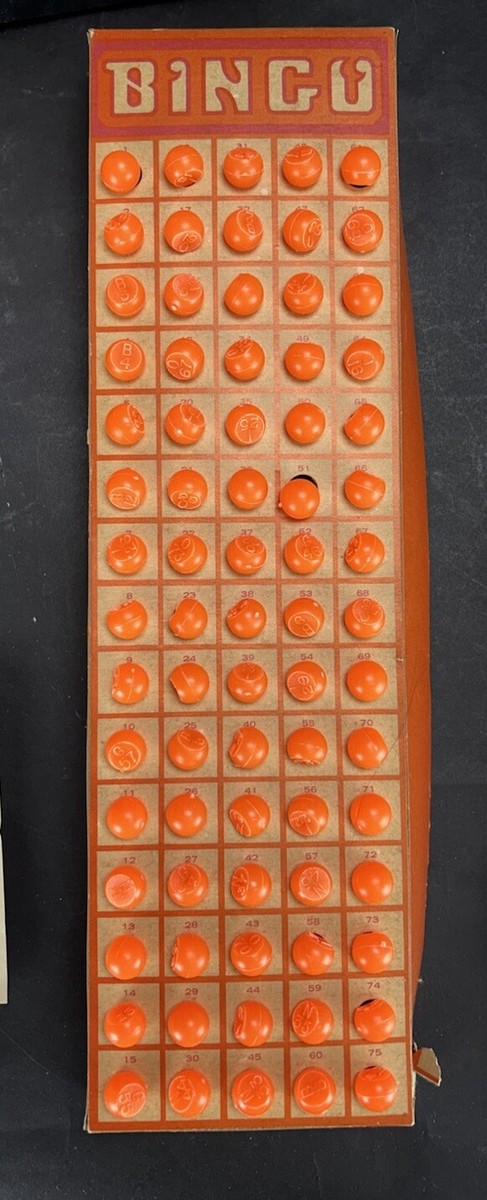 Vintage 1971 Hasbro Cage Bingo World Of Family Fun 2035 | eBay