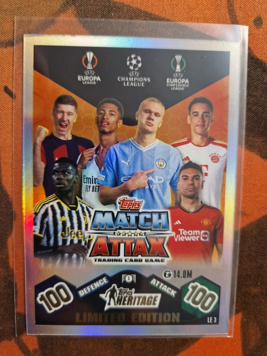 TOPPS MATCH ATTAX 2023/24 ERLING HAALAND LIMITED EDITION