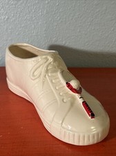 Napco Planter Ceramic White Tennis Shoe