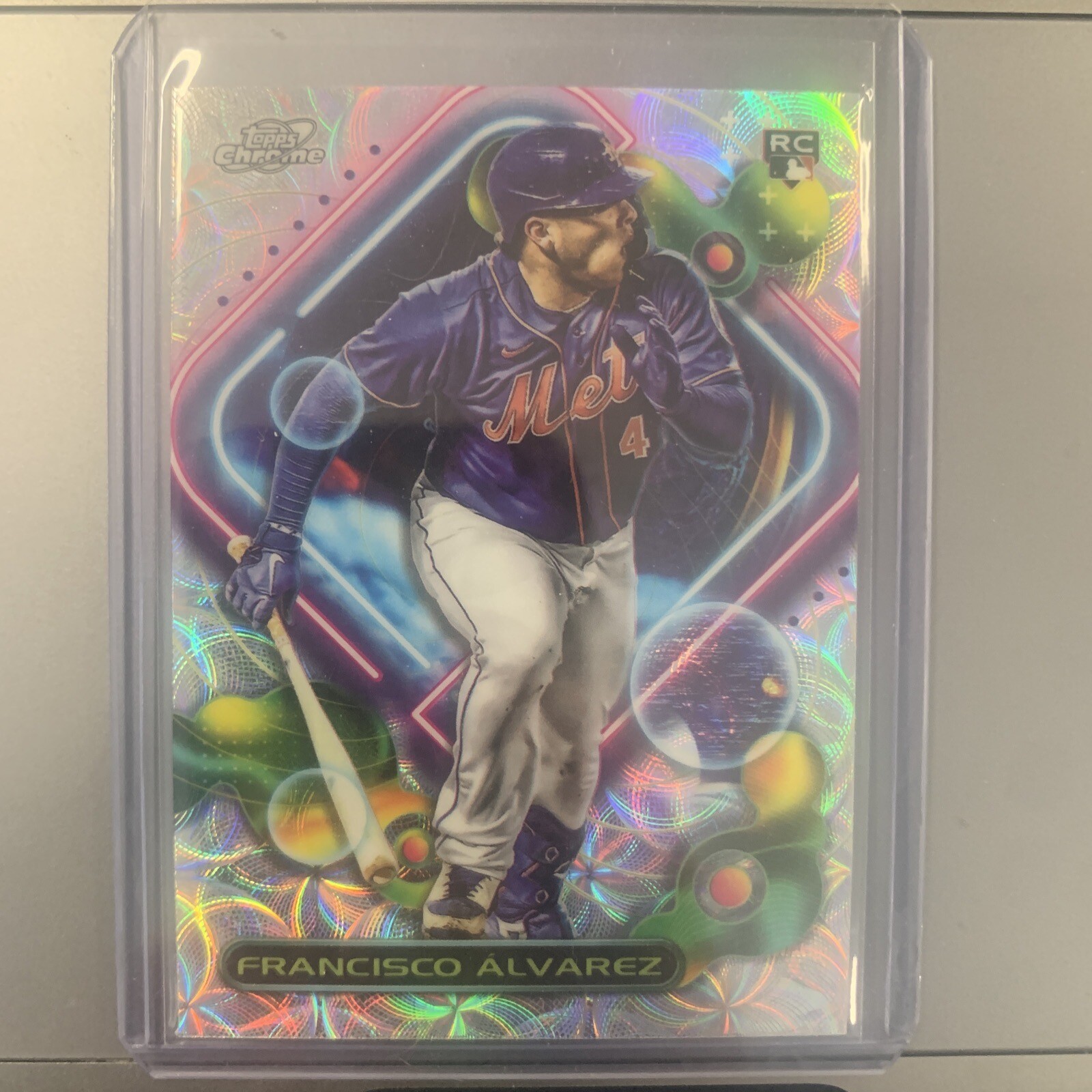 Francisco Alvarez 2023 Topps Cosmic Chrome Nucleus RC #179 New York Mets