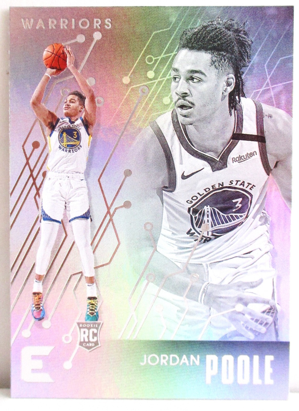 Jordan Poole 2019-20 Chronicles Essentials RC Rookie #202 Golden State Warriors