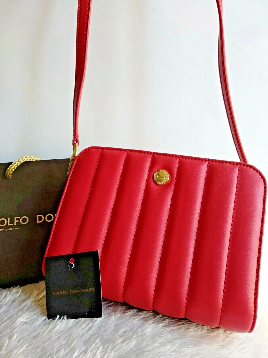 Bolso rojo adolfo dominguez new arrivals