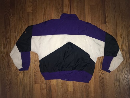 Reebok Jacket Vintage Mens Large Purple 
