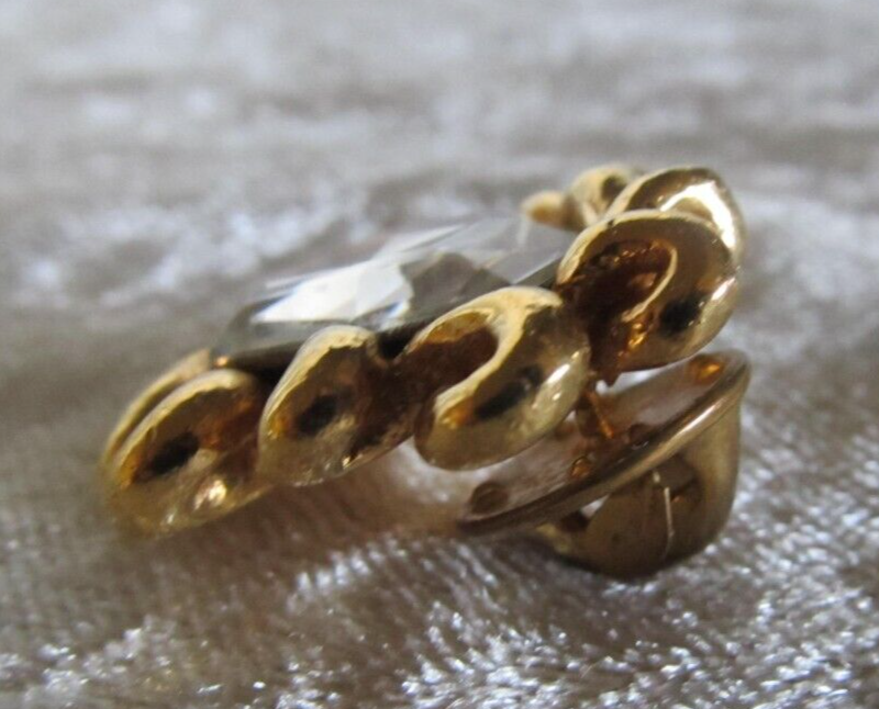 Broche Vintage Sonia Rykiel Paris En Cristal Et Alliage Argenté - Occasion