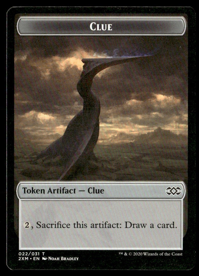 2020 Double Masters Clue Token Common #22 MTG Card