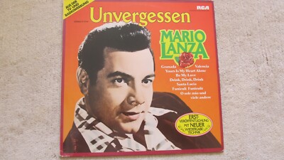 Unvergessen Mario Lanza LP.