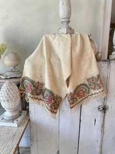 51x17 RARE LARGE Turkish hand embroidered towel table runner embroidery antique