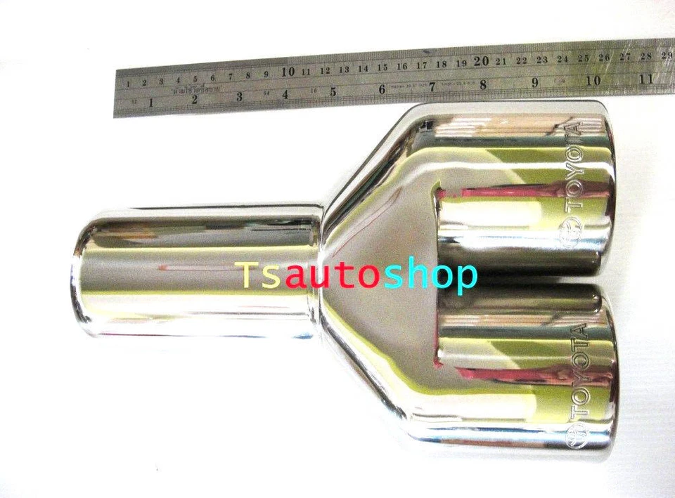 TUBO SILENCIADOR ESCAPE INOXIDABLE PARA TOYOTA YARIS VITZ 2006-2012 HATCHBACK Foto 2 de 4