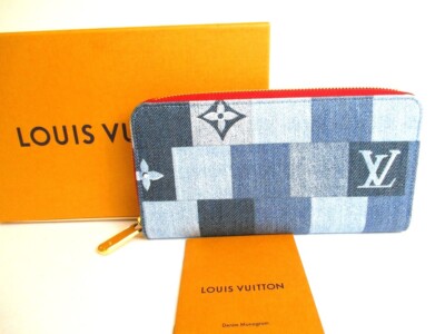 コラボ★在庫少♪【LV x YK】Zippy Wallet 長財布 Blue/White Louis Vuitton Limited Edition Resort Blue Watercolor