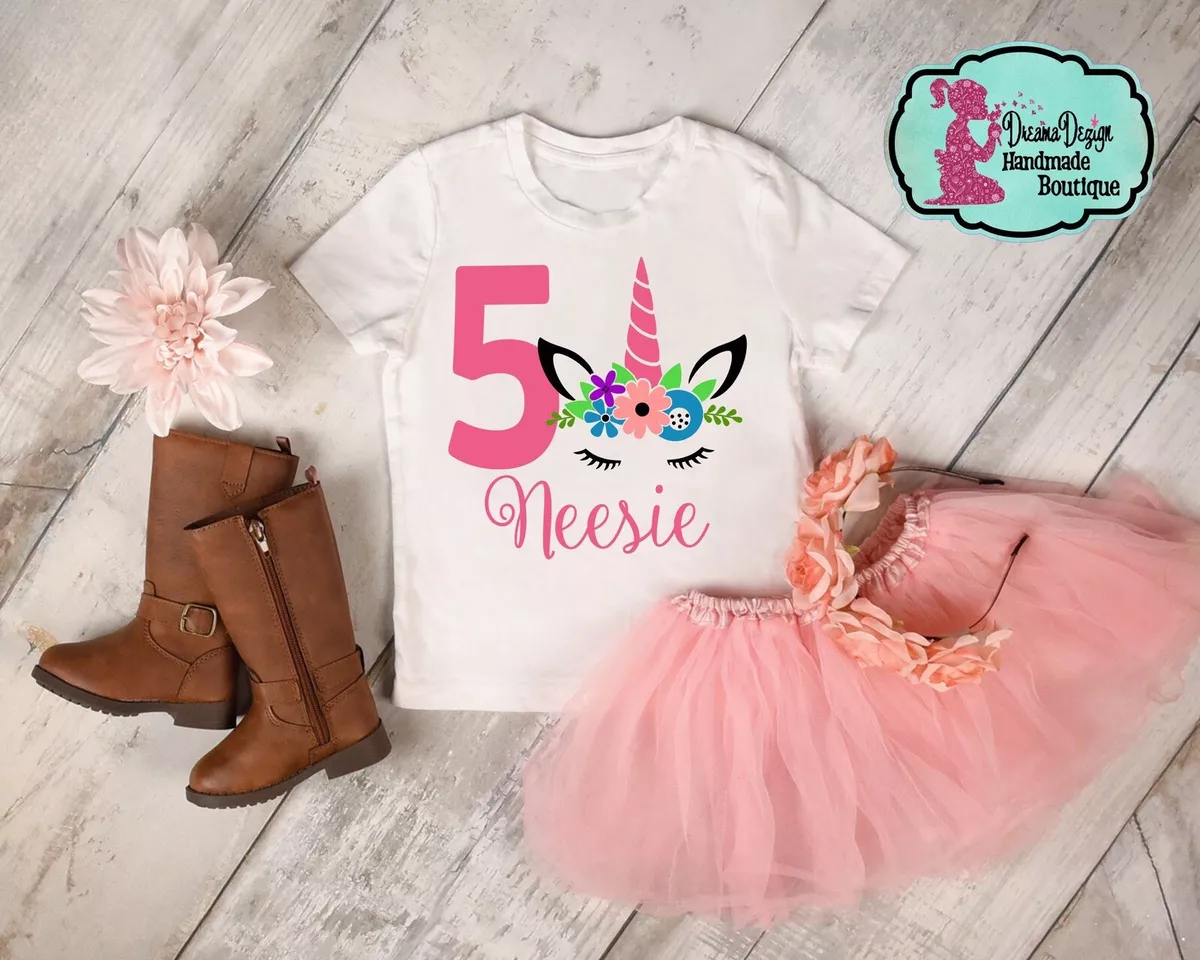 Unicorn 5th shop birthday outfit