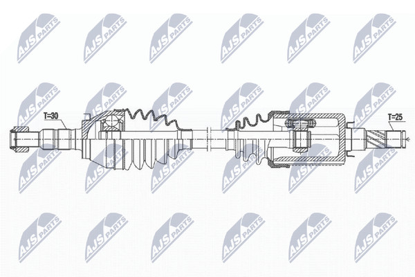 NTY Antriebswelle NPW-PL-117 FüR Opel Insignia Sport Z18 Sports Tourer Cdti-image