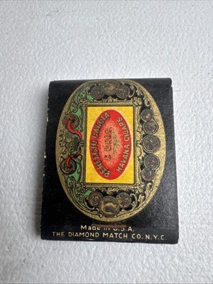 VTG STRIKE MATCHBOOK - PERFECTO GARCIA HAVANA CIGARS - W.F. MONROE - Almost Full