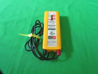 Vintage Sperry Voltector Voltage Tester Model V-11A Voltmeter Yellow Tested