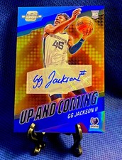 2023-24 Panini Contenders Optic GG Jackson II BLUE Up and Coming Auto #/75 RC