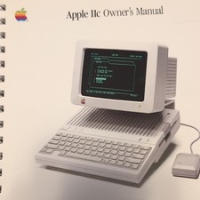 Apple IIc Owner  s Manual w/ Interactive Owner  s Guide  System Utilities Vintage