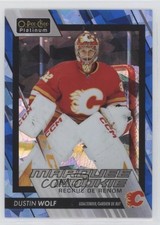 2023 O-Pee-Chee Platinum Marquee Rookies Blue Fragments 83/125 Dustin Wolf 19cd