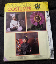 McCalls 9455 Costume Multi Size 2, 3, 4 Pattern - UNCUT