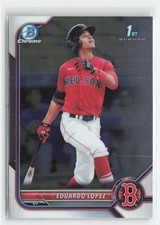2022 Bowman #BCP-134 Eduardo Lopez Chrome Prospects 1st