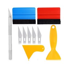 Car Window Tint Kit Vinyl Wrap Tools Squeegee Vehicle Film Application Set
