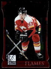 1997-98 Donruss Elite ! Derek Morris Rookie Calgary Flames #114