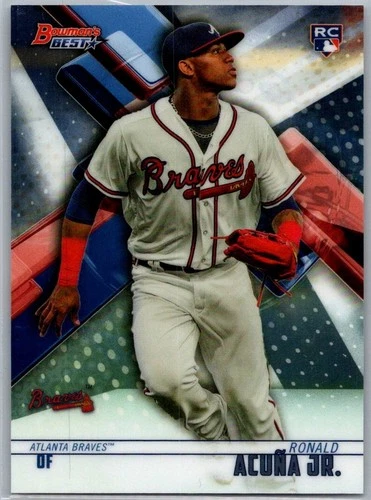 2018 Bowman's Best Rookie RC Ronald Acuna Jr. #51 Atlanta Braves